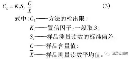 如何區分儀器檢出限、方法檢出限、樣品檢出限及測定下限