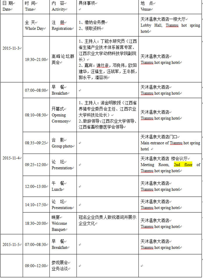 2015年江西豬業(yè)博覽會(huì)暨高效養(yǎng)豬高峰論壇